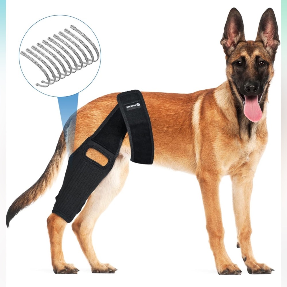 New Dog Knee Brace, Dog Leg Braces for Back Leg for ACL, Knee Cap Dislocation S